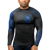 Hayabusa Geo Long Sleeve Rash Guard - Blue