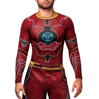 Marvel's Iron Man Long Sleeve Rash Guard
